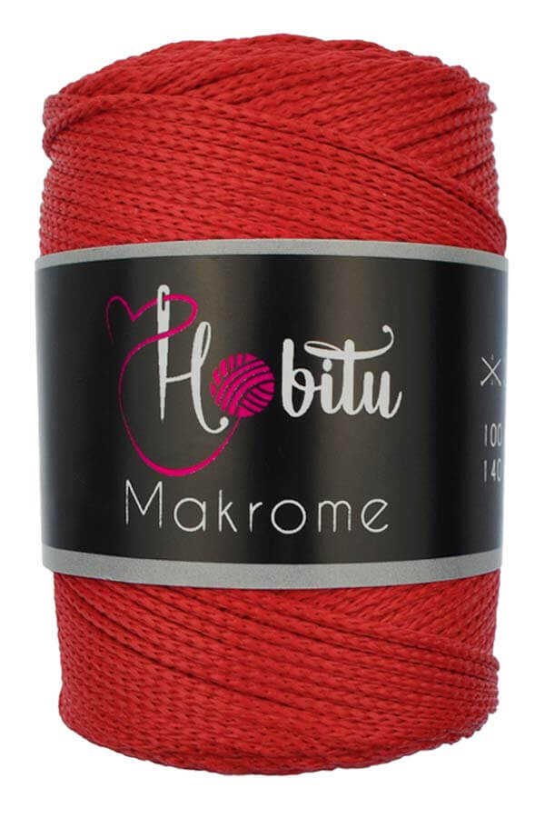 HOBİTU MAKROME 100 Kırmızı